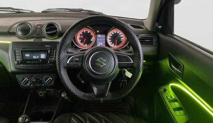 2019 Maruti Swift VXI, Petrol, Manual, 49,741 km, Steering Wheel Close Up