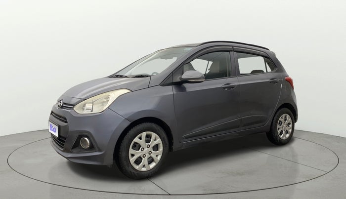 2015 Hyundai Grand i10 SPORTZ 1.2 KAPPA VTVT, Petrol, Manual, 86,970 km, Left Front Diagonal