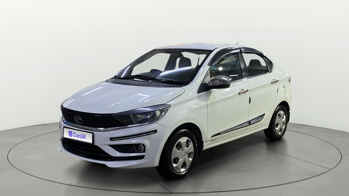 2022 Tata TIGOR XZ PETROL, CNG, Manual, 45,689 km, Left Front Diagonal