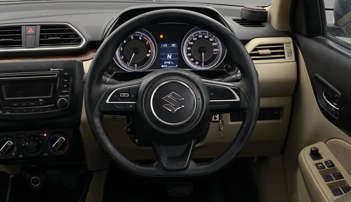 2018 Maruti Dzire VXI AMT, Petrol, Automatic, 34,458 km, Steering Wheel Close Up