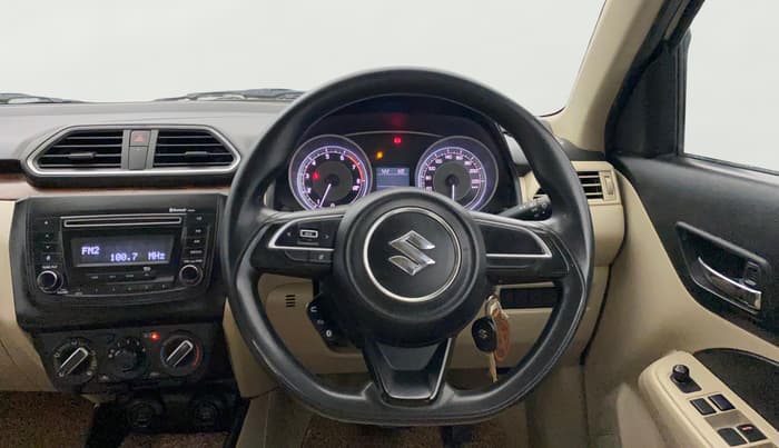2018 Maruti Dzire VXI AMT, Petrol, Automatic, 39,255 km, Steering Wheel Close Up