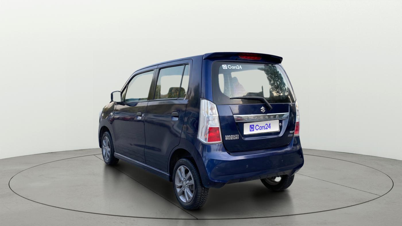 2017 Maruti Wagon R 1.0 VXI + (O) AMT, Petrol, Automatic, 76,352 km, Left Back Diagonal
