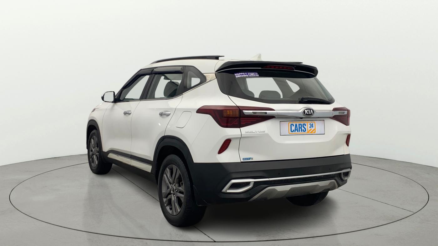 2020 KIA SELTOS HTX PLUS AT1.5 DIESEL, Diesel, Automatic, 77,967 km, Left Back Diagonal