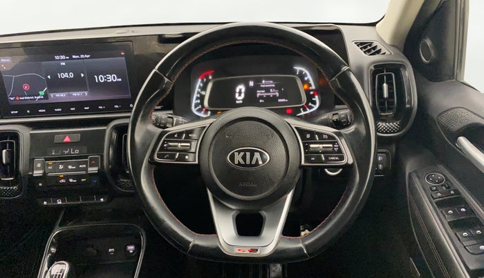 2021 KIA SONET GTX PLUS 1.0 IMT, Petrol, Manual, 55,659 km, Steering Wheel Close Up
