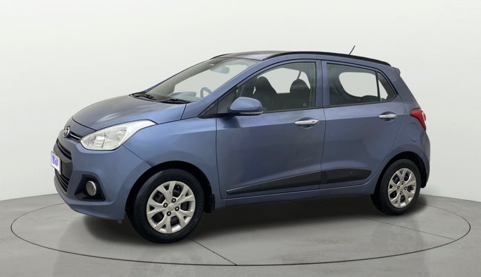 2014 Hyundai Grand i10 SPORTZ 1.2 KAPPA VTVT, Petrol, Manual, 74,156 km, Left Front Diagonal