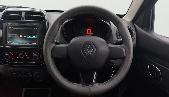 2019 Renault Kwid RXT 0.8 (O), Petrol, Manual, 53,682 km, Steering Wheel Close Up