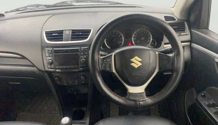 2014 Maruti Swift ZXI, Petrol, Manual, 80,033 km, Steering Wheel Close Up