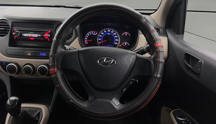 2016 Hyundai Grand i10 MAGNA 1.2 KAPPA VTVT, Petrol, Manual, 77,420 km, Steering Wheel Close Up
