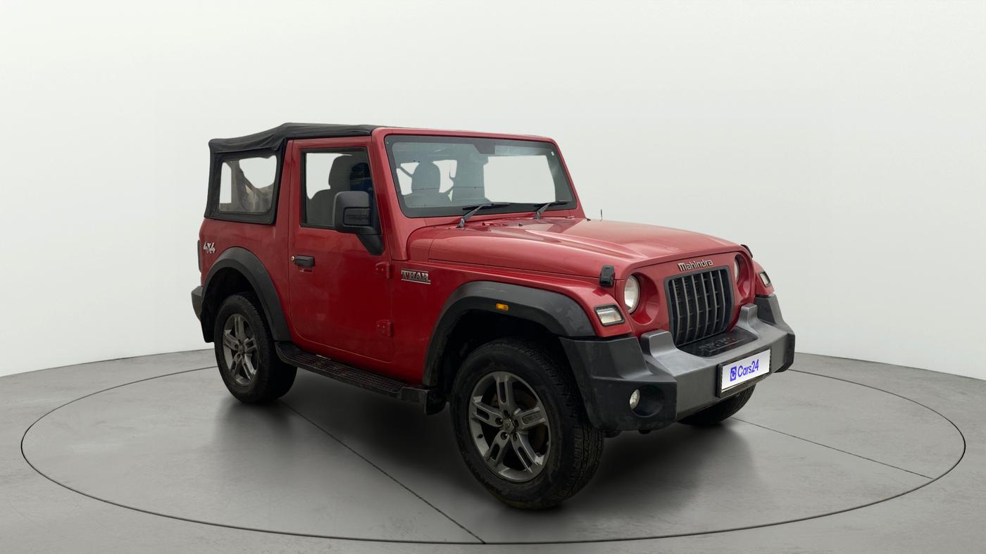 2020 Mahindra Thar LX D 4WD MT CONVERTIBLE, Diesel, Manual, 80,574 km, Right Front Diagonal