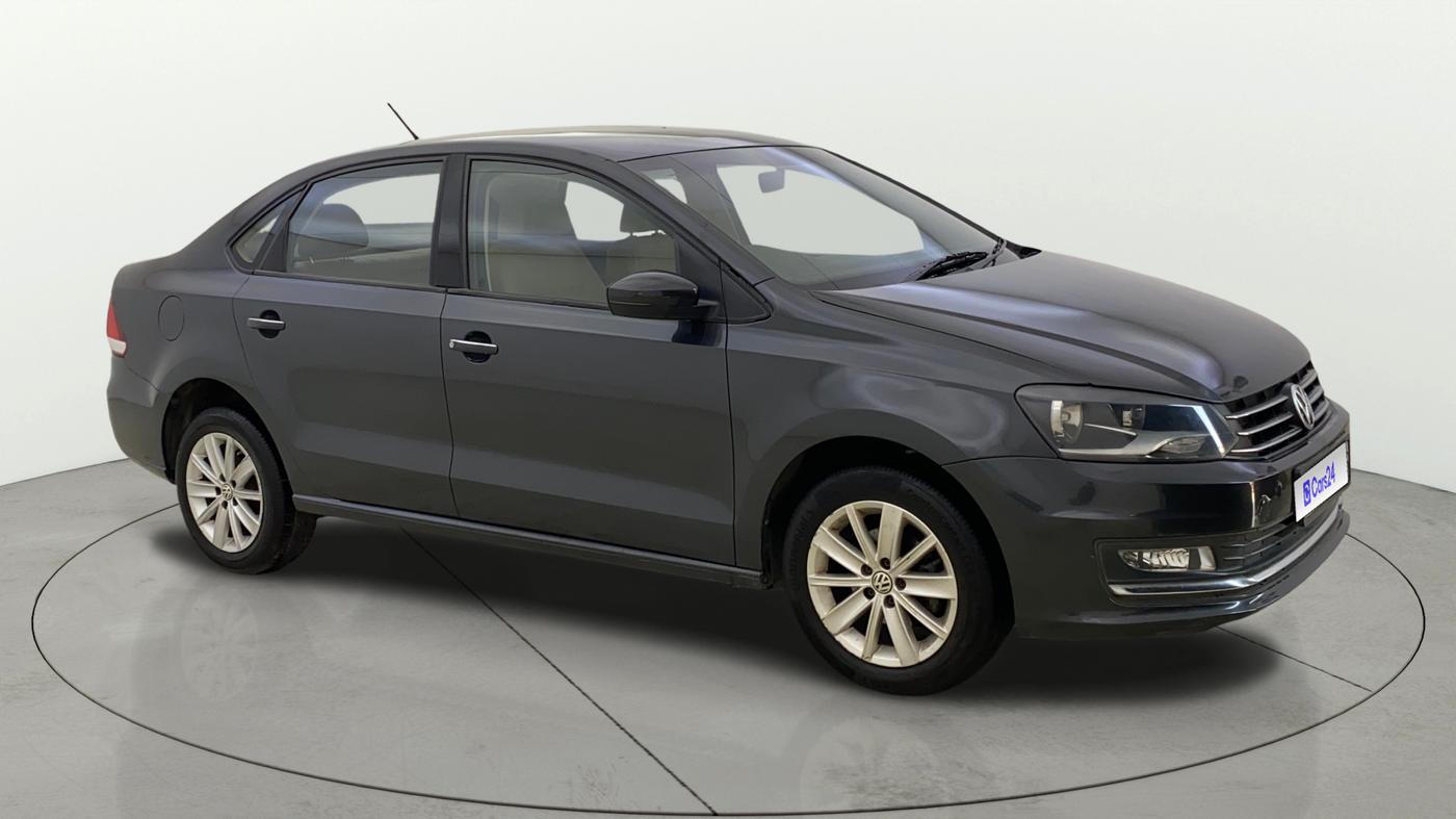 2015 Volkswagen Vento HIGHLINE 1.6 MPI, Petrol, Manual, 75,607 km, Right Front Diagonal