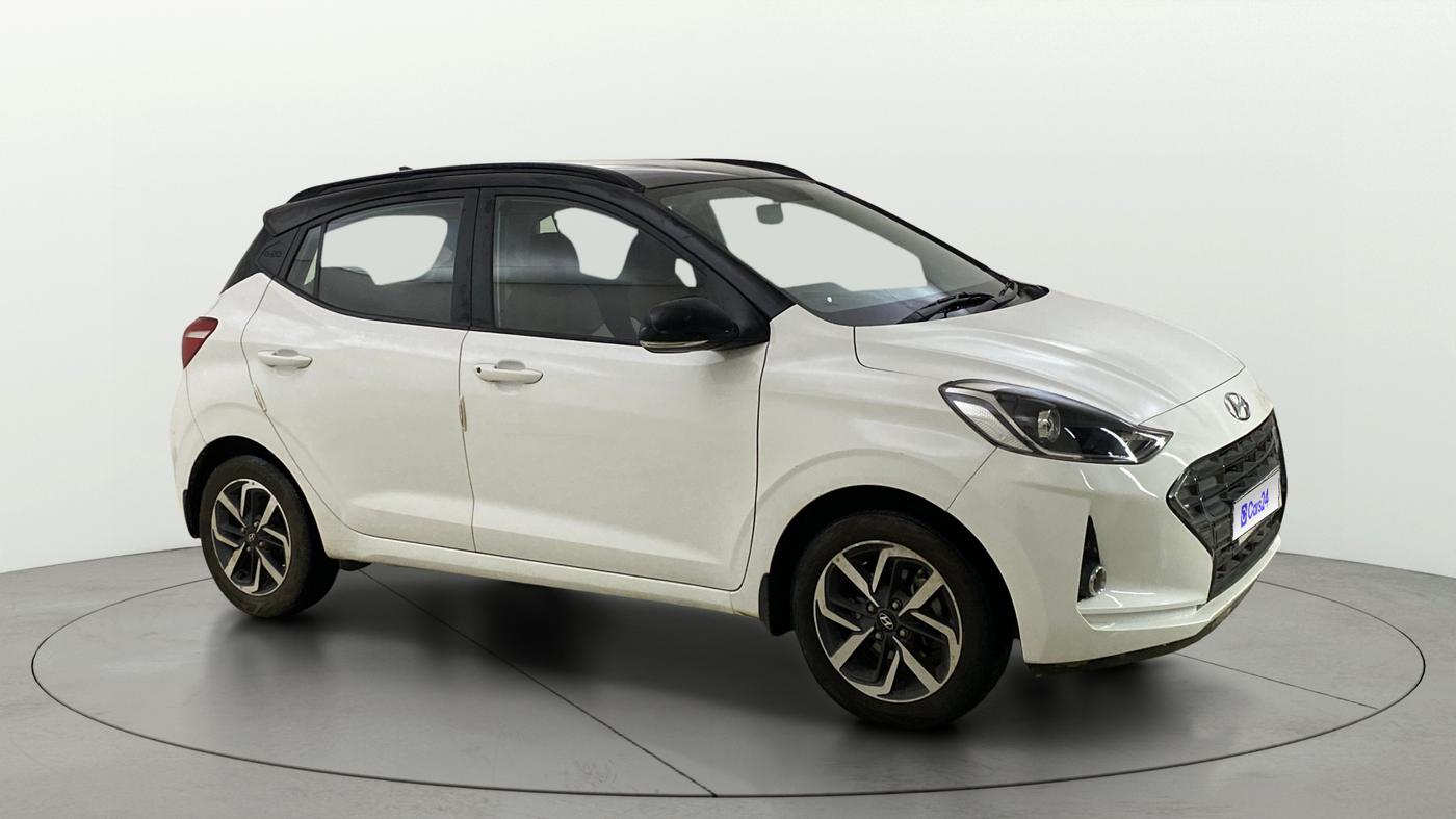 2021 Hyundai GRAND I10 NIOS SPORTZ 1.2 KAPPA VTVT DUAL TONE, Petrol, Manual, 83,757 km, Right Front Diagonal
