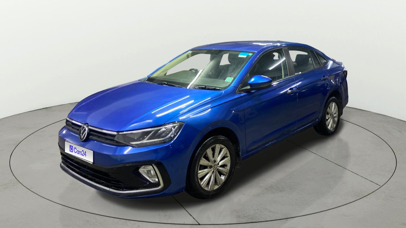 2022 Volkswagen VIRTUS HIGHLINE TSI 1.0 MT, Petrol, Manual, 59,114 km, Left Front Diagonal