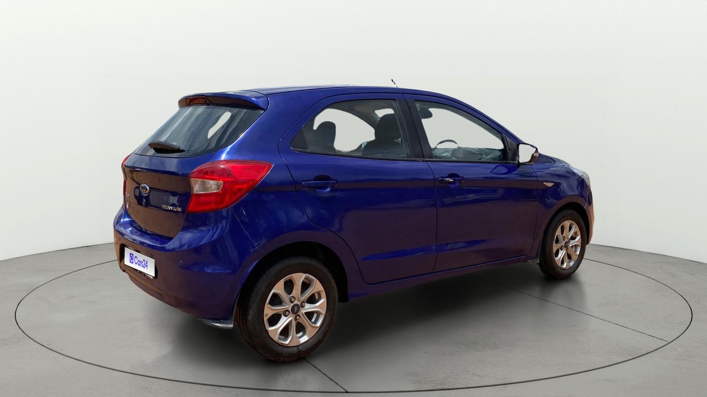 2016 Ford New Figo TITANIUM 1.2 PETROL MT, Petrol, Manual, 75,500 km, Right Back Diagonal