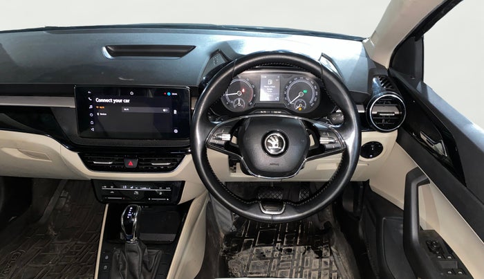 2022 Skoda SLAVIA AMBITION 1.0L TSI AT, Petrol, Automatic, 37,393 km, Steering Wheel Close Up