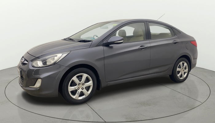 2012 Hyundai Verna FLUIDIC 1.4 CRDI, Diesel, Manual, 1,35,592 km, Left Front Diagonal