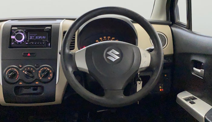 2017 Maruti Wagon R 1.0 LXI CNG, CNG, Manual, 89,289 km, Steering Wheel Close Up