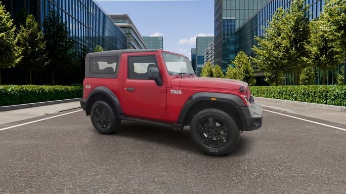2023 Mahindra Thar LX HARD TOP 4WD MT, Diesel, Manual, 18,312 km, Right Front Diagonal