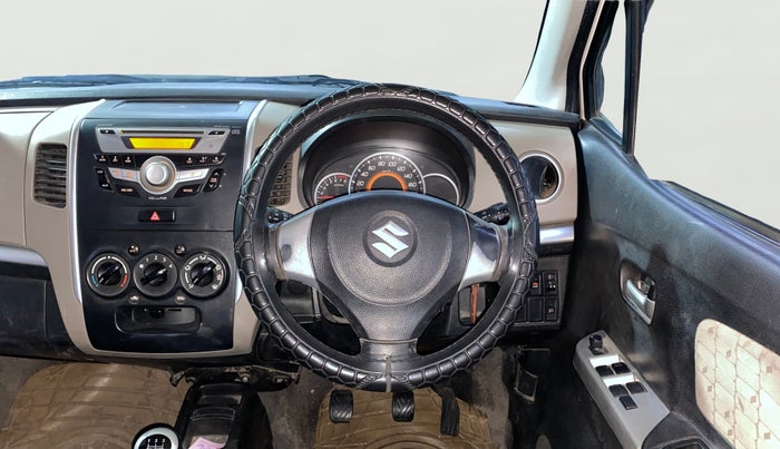 2014 Maruti Wagon R 1.0 VXI, Petrol, Manual, 52,998 km, Steering Wheel Close Up