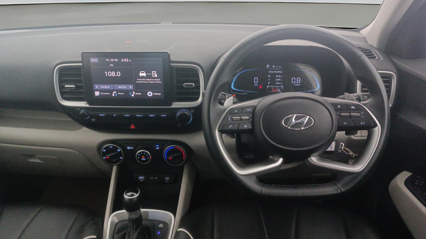 2024 Hyundai VENUE S (O) 1.0 Turbo Petrol DCT, Petrol, Automatic, 21,289 km, Steering Wheel Close Up