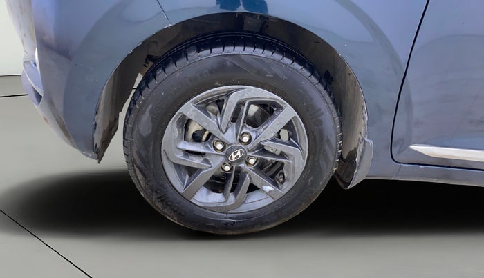 2021 Hyundai GRAND I10 NIOS SPORTZ AMT 1.2 KAPPA VTVT, Petrol, Automatic, 27,058 km, Left Front Wheel