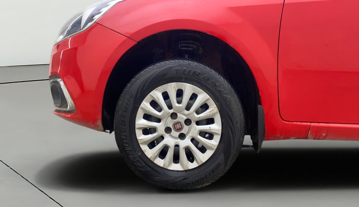 2015 Fiat Punto EVO DYNAMIC 1.2, Petrol, Manual, 1,00,877 km, Left Front Wheel