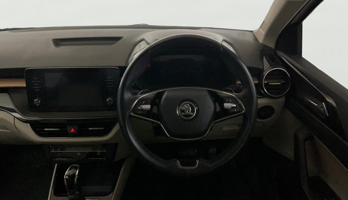 2023 Skoda SLAVIA STYLE 1.0L TSI AT, Petrol, Automatic, 52,005 km, Steering Wheel Close Up