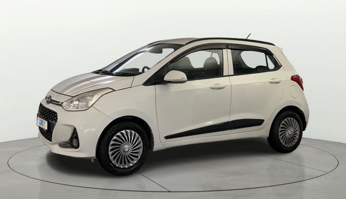 2017 Hyundai Grand i10 SPORTZ (O) 1.2 KAPPA VTVT, Petrol, Manual, 79,959 km, Left Front Diagonal