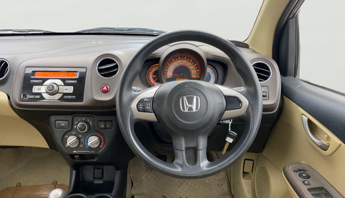 2013 Honda Brio V MT, Petrol, Manual, 22,673 km, Steering Wheel Close Up