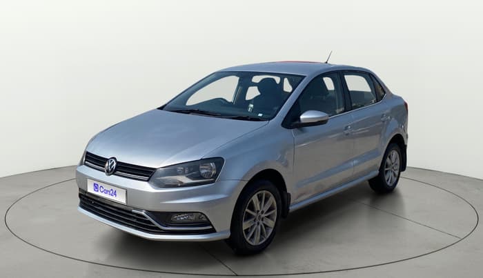 2017 Volkswagen Ameo HIGHLINE PLUS 1.5L AT 16 ALLOY, Diesel, Automatic, 1,06,109 km, Left Front Diagonal