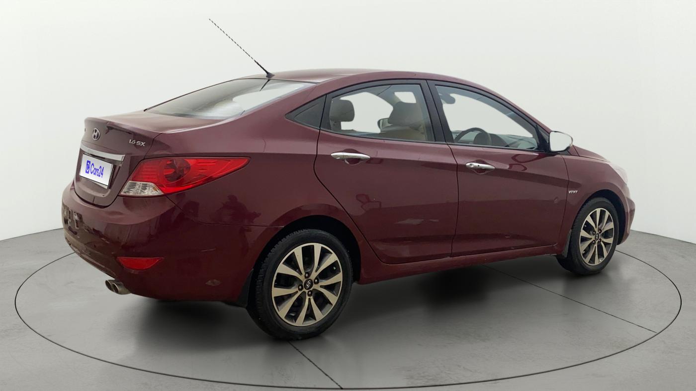 2013 Hyundai Verna FLUIDIC 1.6 VTVT SX, Petrol, Manual, 52,089 km, Right Back Diagonal