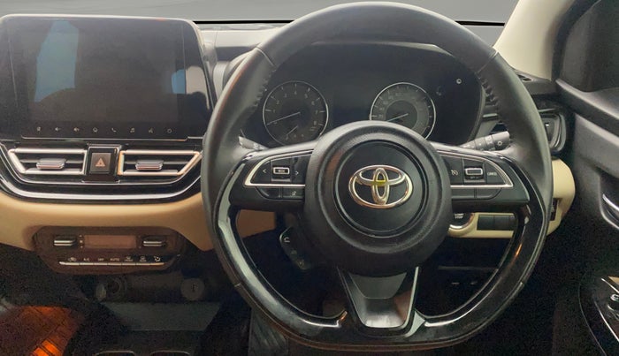 2023 Toyota Glanza V AMT, Petrol, Automatic, 29,377 km, Steering Wheel Close Up