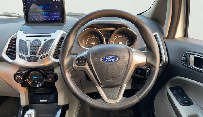 2015 Ford Ecosport TITANIUM 1.5L DIESEL, Diesel, Manual, 72,641 km, Steering Wheel Close Up