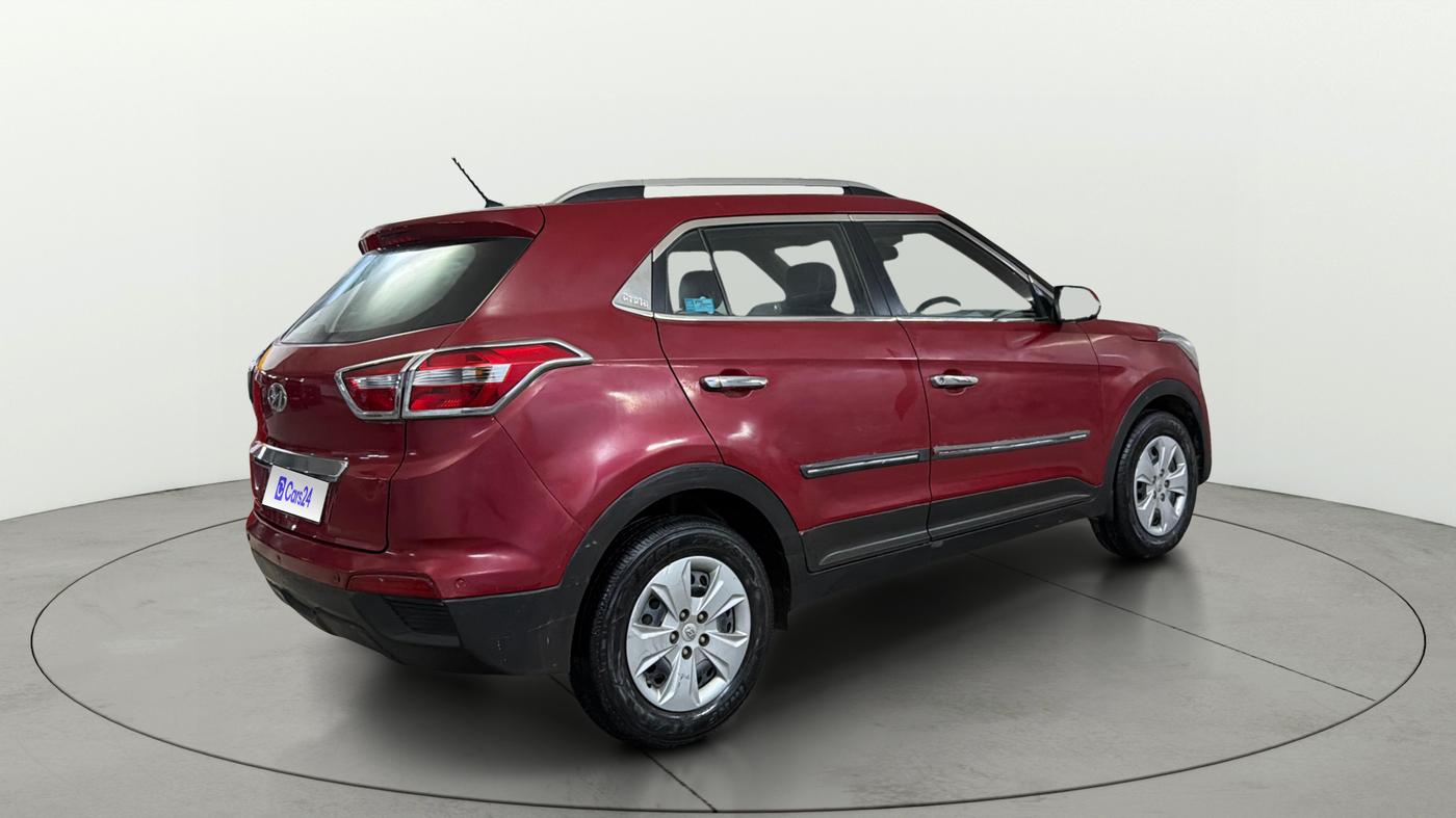 2017 Hyundai Creta E PLUS 1.6 PETROL, Petrol, Manual, 63,584 km, Right Back Diagonal
