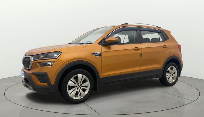 2021 Skoda KUSHAQ AMBITION 1.0L TSI AT, Petrol, Automatic, 76,745 km, Left Front Diagonal