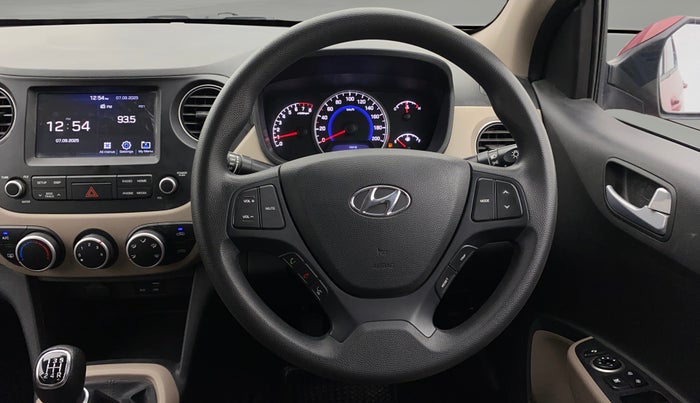 2019 Hyundai Grand i10 SPORTZ 1.2 KAPPA VTVT, Petrol, Manual, 15,603 km, Steering Wheel Close Up