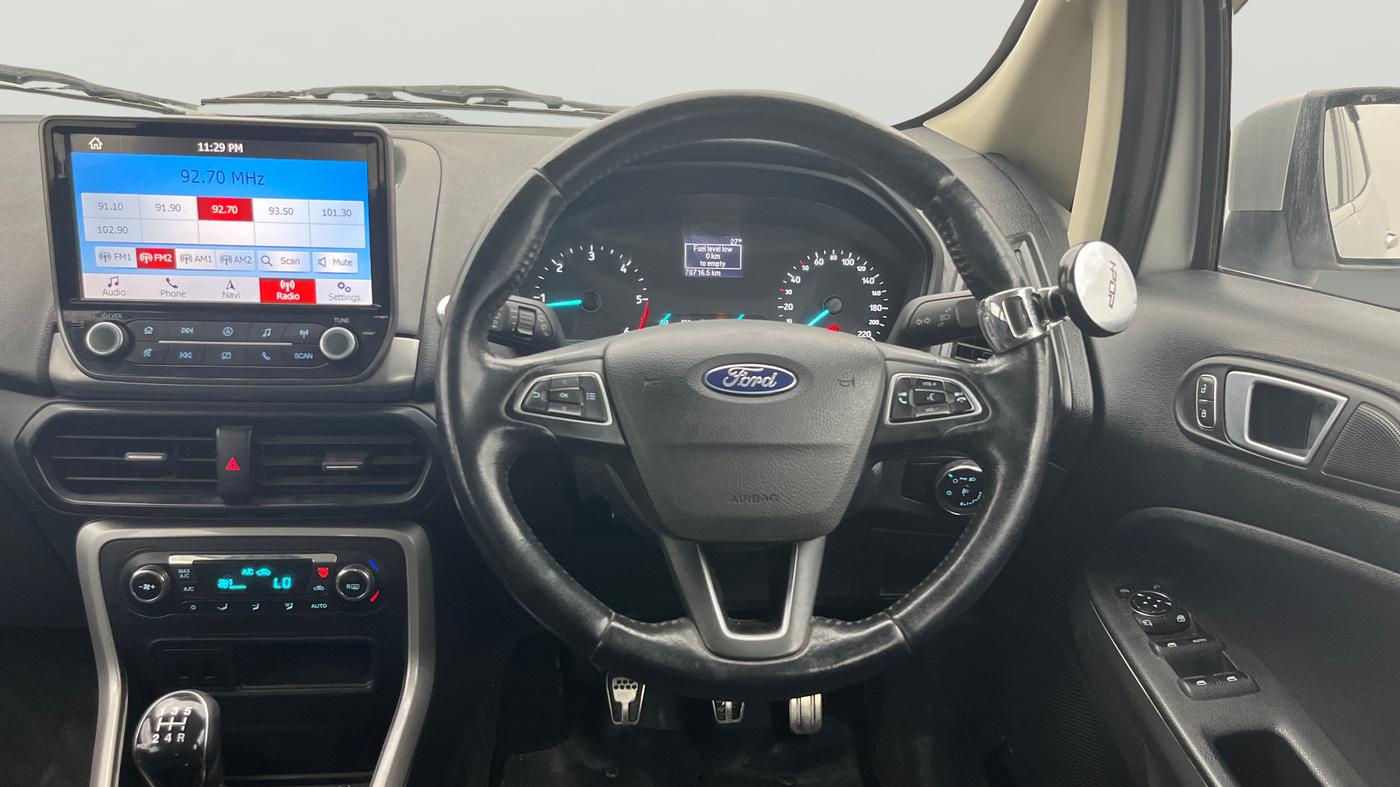 2018 Ford Ecosport TITANIUM 1.5L DIESEL, Diesel, Manual, 78,689 km, Steering Wheel Close Up
