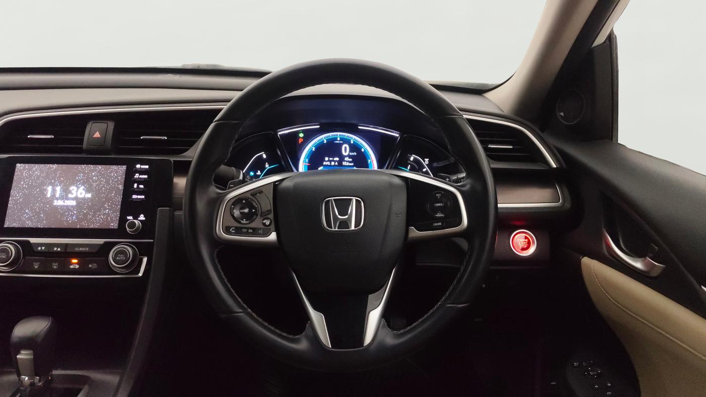 2020 Honda Civic 1.8L I-VTEC ZX CVT, Petrol, Automatic, 47,626 km, Steering Wheel Close Up