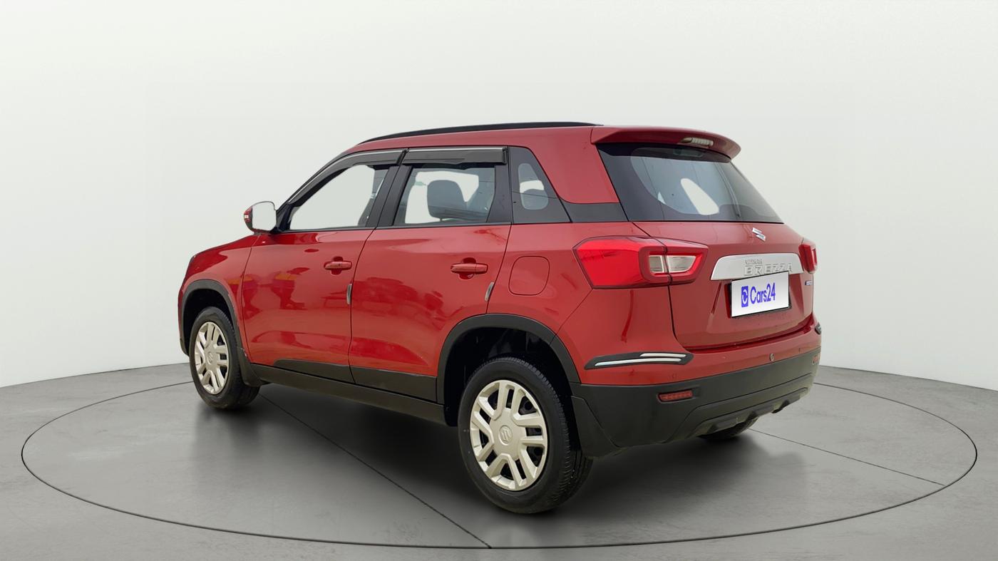 2022 Maruti Vitara Brezza VXI AT SHVS, Petrol, Automatic, 17,022 km, Left Back Diagonal