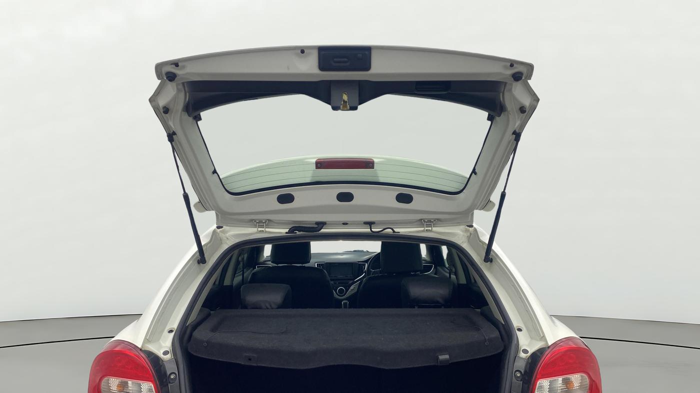 2018 Maruti Baleno ZETA CVT PETROL 1.2, Petrol, Automatic, 66,305 km, Boot Door Open