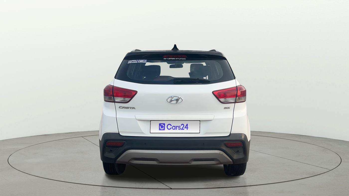 2018 Hyundai Creta SX 1.6 DIESEL DUAL TONE, Diesel, Manual, 1,10,304 km, Back/Rear