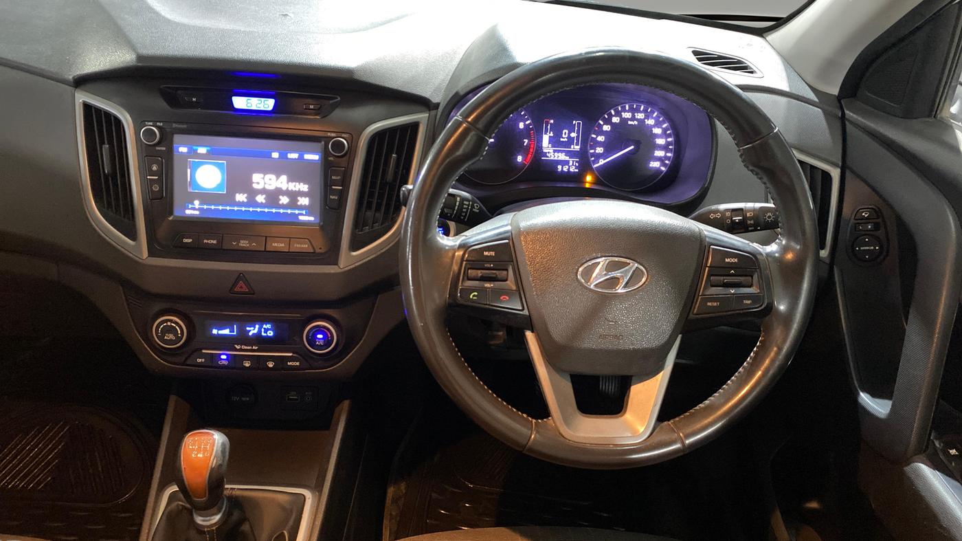 2017 Hyundai Creta SX PLUS 1.6 PETROL, Petrol, Manual, 91,198 km, Steering Wheel Close Up