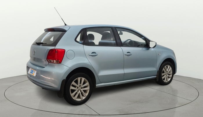 2012 Volkswagen Polo HIGHLINE1.2L, Petrol, Manual, 95,466 km, Right Back Diagonal