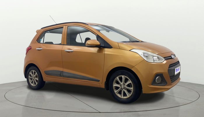 2015 Hyundai Grand i10 ASTA (O) 1.2 KAPPA VTVT, Petrol, Manual, 90,736 km, Right Front Diagonal
