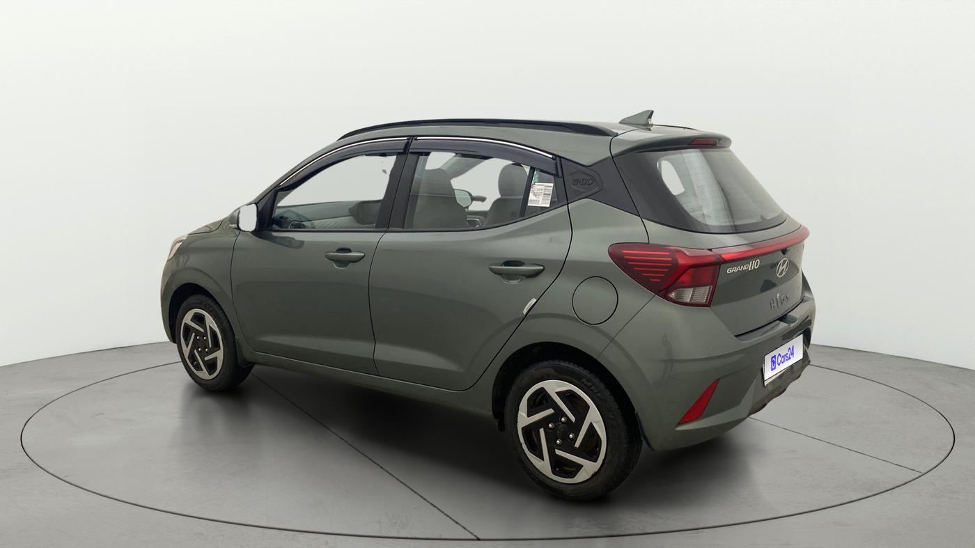 2023 Hyundai GRAND I10 NIOS SPORTZ AMT 1.2 KAPPA VTVT, Petrol, Automatic, 7,964 km, Left Back Diagonal