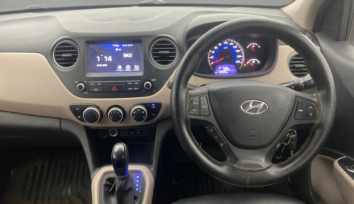 2018 Hyundai Grand i10 SPORTZ AT 1.2 KAPPA VTVT, CNG, Automatic, 89,847 km, Steering Wheel Close Up