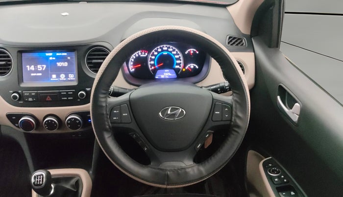 2019 Hyundai Grand i10 SPORTZ 1.2 KAPPA VTVT, Petrol, Manual, 9,788 km, Steering Wheel Close Up