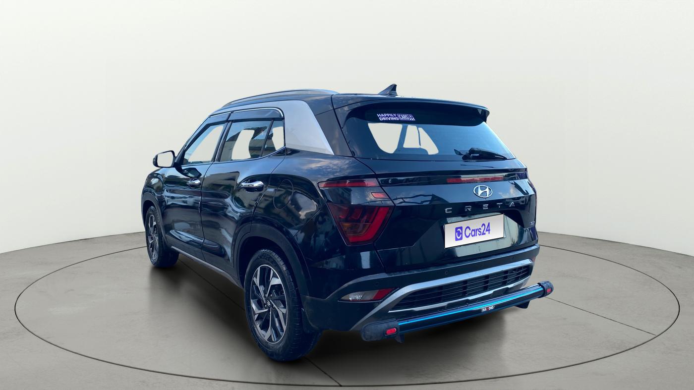 2021 Hyundai Creta SX (O) AT 1.5 DIESEL, Diesel, Automatic, 1,00,034 km, Left Back Diagonal