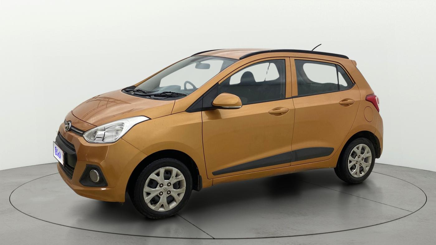 2016 Hyundai Grand i10 SPORTZ 1.2 KAPPA VTVT, Petrol, Manual, 58,057 km, Left Front Diagonal