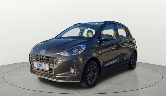 2020 Hyundai GRAND I10 NIOS SPORTZ AMT 1.2 KAPPA VTVT, CNG, Automatic, 85,637 km, Left Front Diagonal