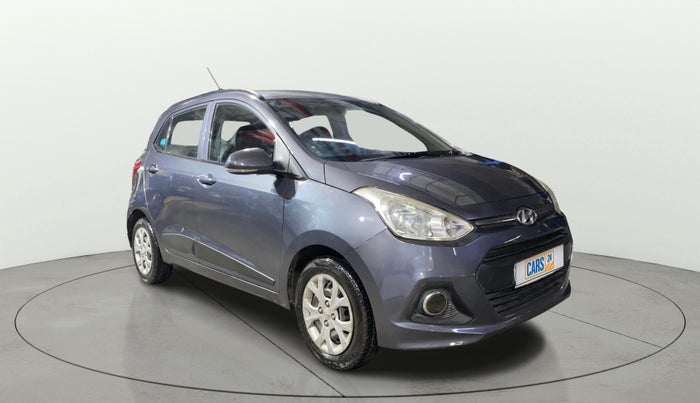 2015 Hyundai Grand i10 SPORTZ 1.2 KAPPA VTVT, Petrol, Manual, 62,263 km, Right Front Diagonal
